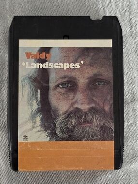 Valdy 'Landscapes' 8-Track Tape - Orange/Black Cover